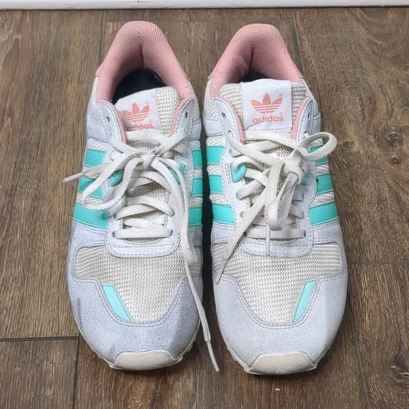 Adidas ZX 700 Tent green pink Women's 7 EUC retro vintage 80's sneaker look - Picture 4 of 8